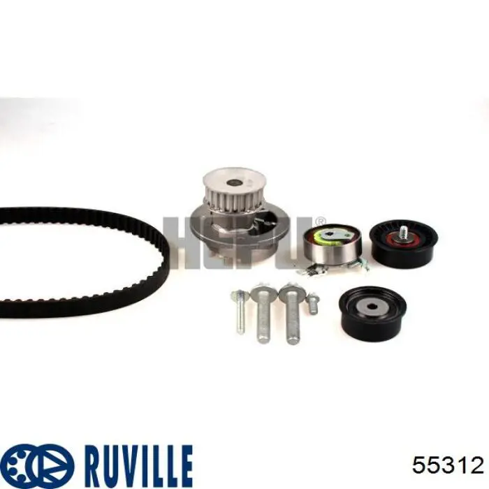 Compre 55312 Ruville Rolo parasita da correia do mecanismo de distribuição de gás