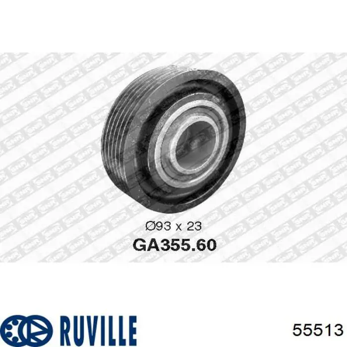 Compre 55513 Ruville Rolo parasita da correia de transmissão