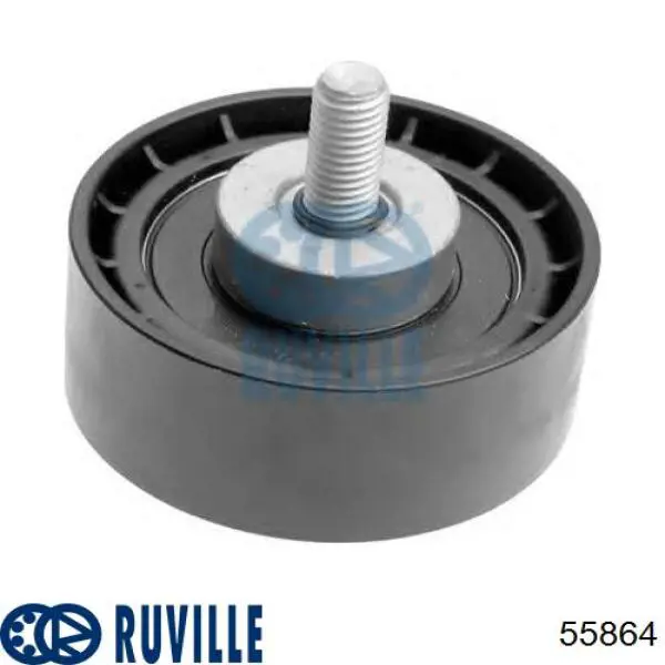 Rolo parasita da correia de transmissão 55864 Ruville
