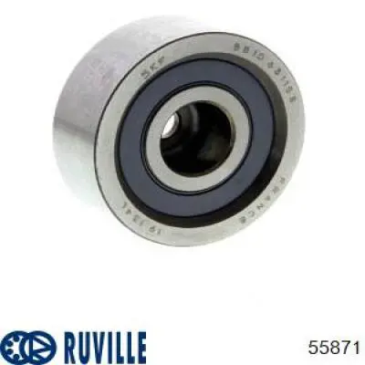 Rolo de reguladora de tensão da correia de transmissão 55871 Ruville