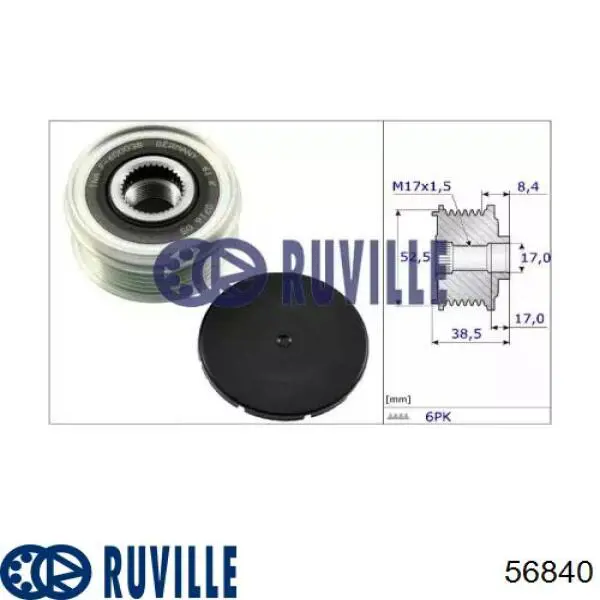 Bomba de água (bomba) de esfriamento Ruville 56840 preço, a partir de 47,98 USD