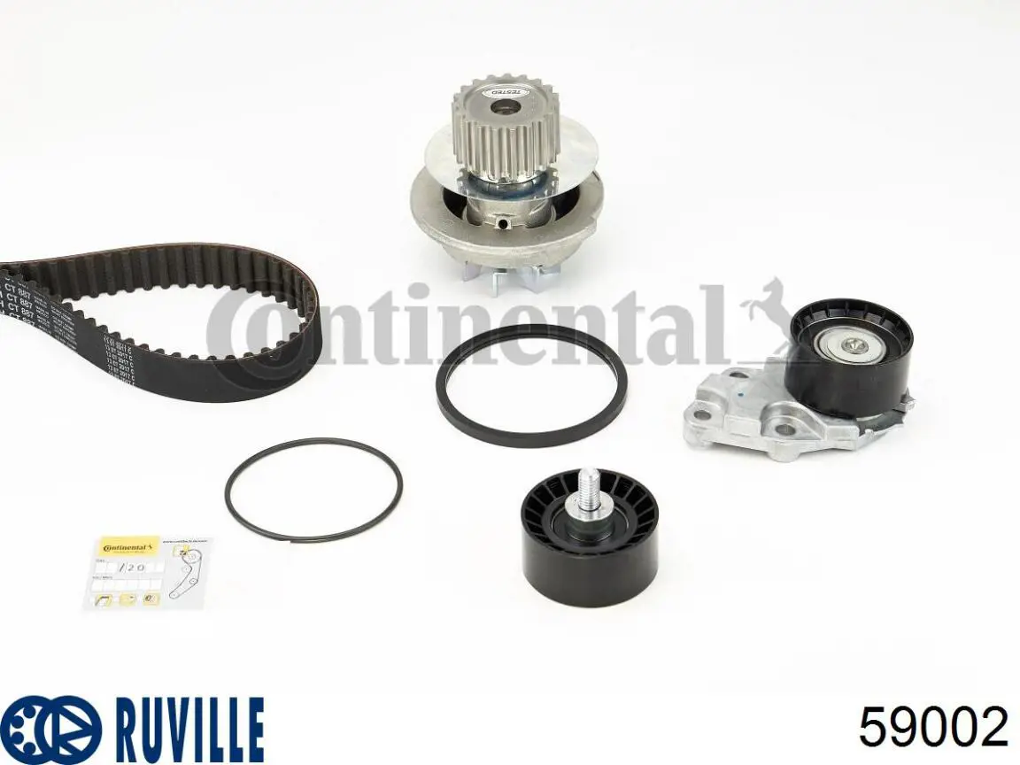 Rolo de reguladora de tensão da correia do mecanismo de distribuição de gás Ruville 59002 preço, a partir de 23,57 USD