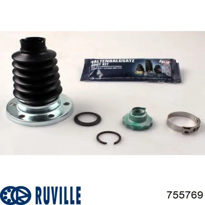 Bota de proteção interna de junta homocinética do semieixo traseiro 755769 Ruville