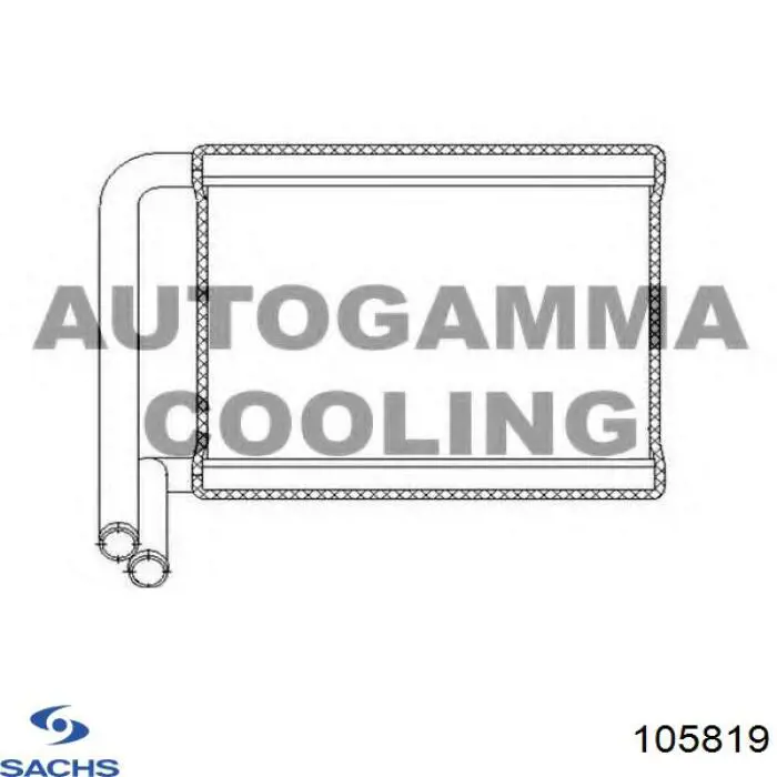 Amortecedor dianteiro 105819 Sachs