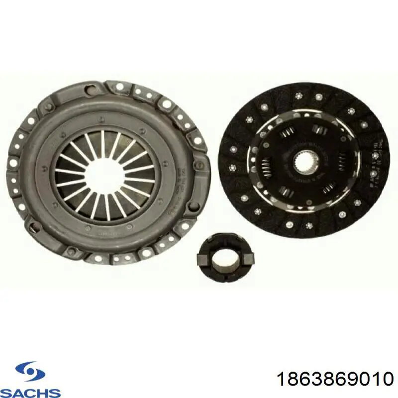 Compre 1863869010 Sachs Rolamento de suporte da árvore primária da Caixa de Mudança (rolamento de centragem de volante)