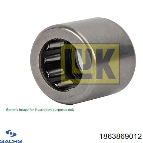 Compre 1863869012 Sachs Rolamento de suporte da árvore primária da Caixa de Mudança (rolamento de centragem de volante)