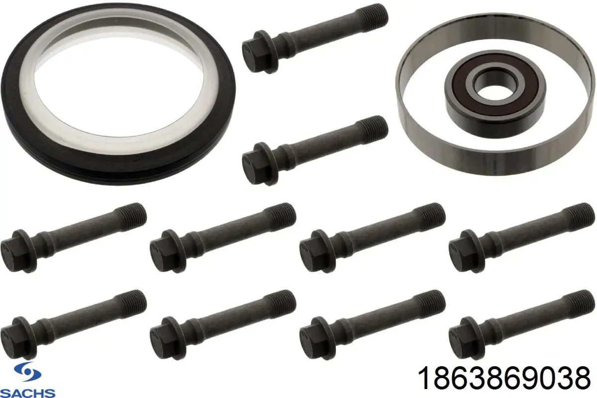 Compre 1863869038 Sachs Rolamento de suporte da árvore primária da Caixa de Mudança (rolamento de centragem de volante)