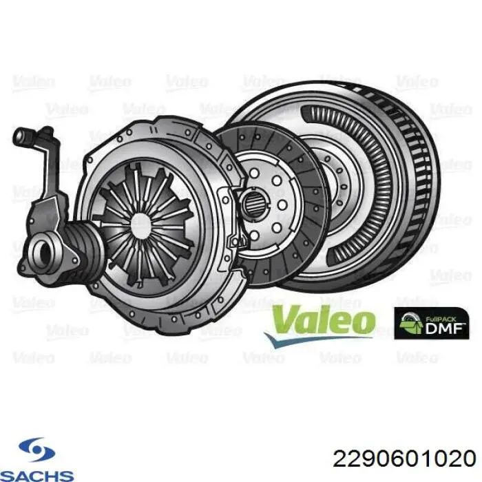 2290601020 Sachs Kit de embraiagem (3 peças)