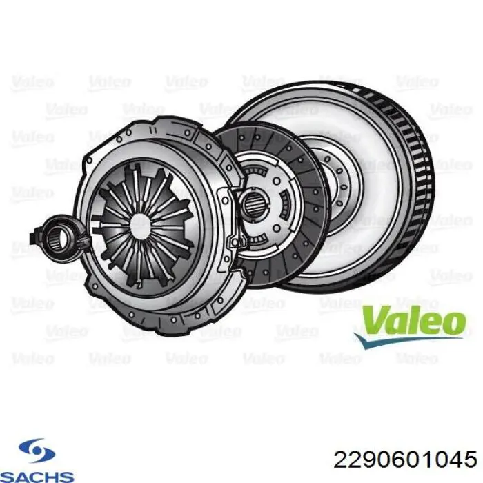 Kit de embraiagem (3 peças) Sachs 2290601045 preço, a partir de 542,62 USD