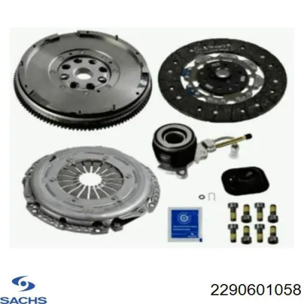 2290601058 Sachs Kit de embraiagem (3 peças)