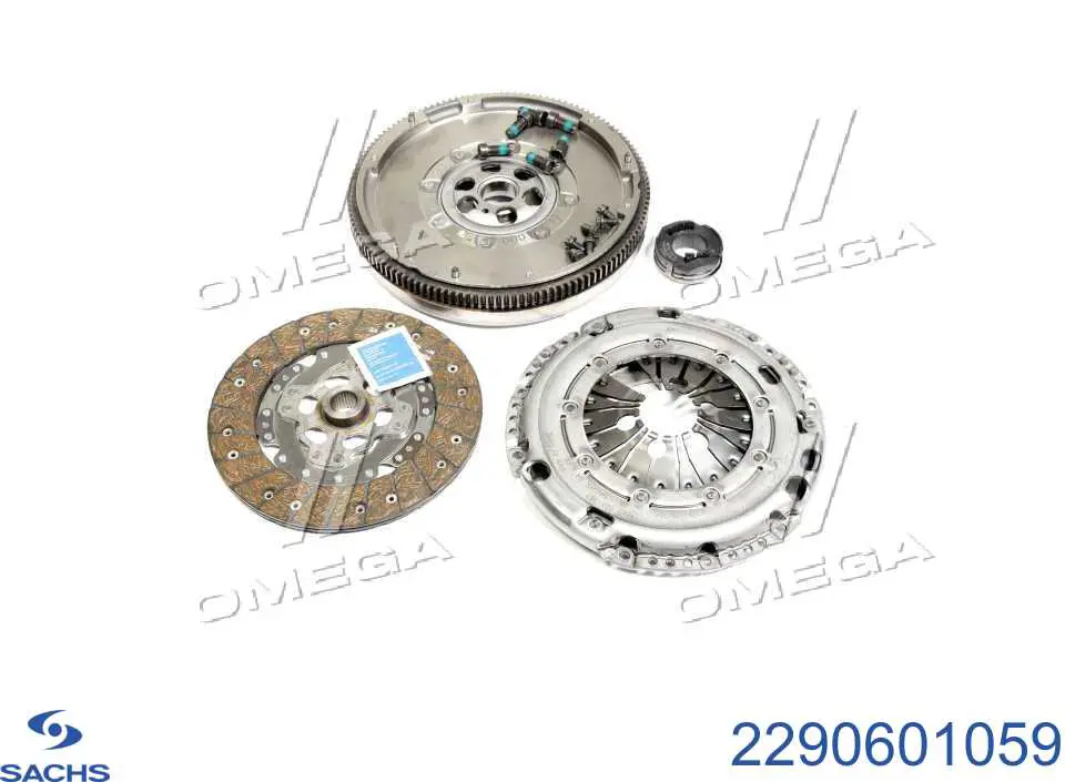 2290601059 Sachs Kit de embraiagem (3 peças)