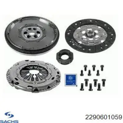 2290601059 Sachs Kit de embraiagem (3 peças)