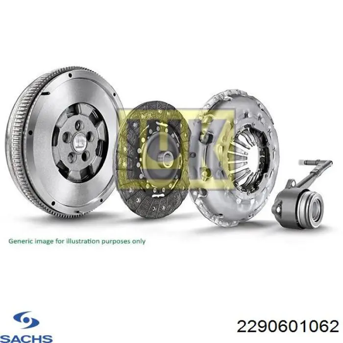 2290601062 Sachs Kit de embraiagem (3 peças)