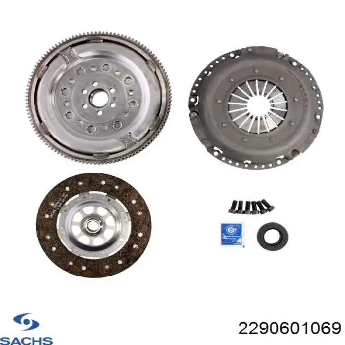 2290601069 Sachs Kit de embraiagem (3 peças)