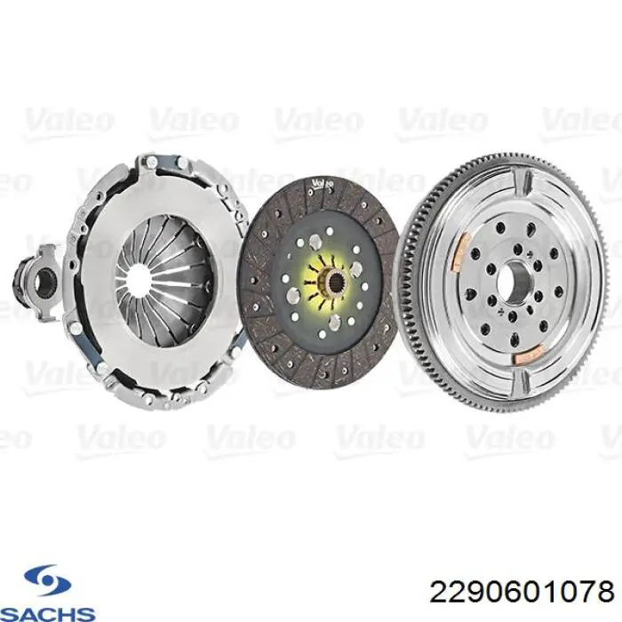 2290601078 Sachs Kit de embraiagem (3 peças)