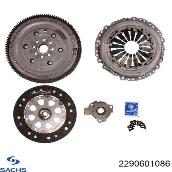 2290601086 Sachs Kit de embraiagem (3 peças)