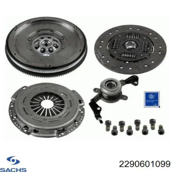 2290601099 Sachs Kit de embraiagem (3 peças)