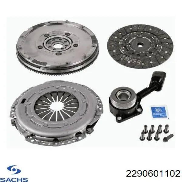2290601102 Sachs Kit de embraiagem (3 peças)
