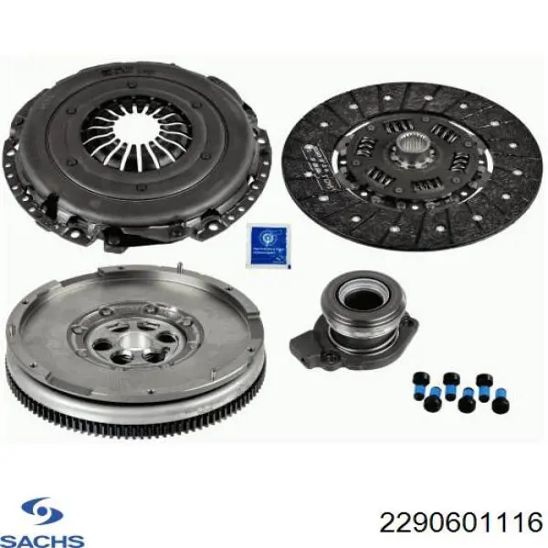 2290601116 Sachs Kit de embraiagem (3 peças)