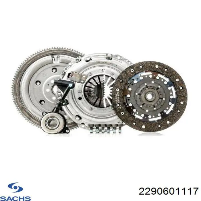 2290601117 Sachs Kit de embraiagem (3 peças)