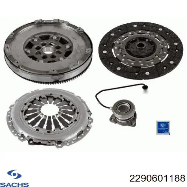 2290601188 Sachs Kit de embraiagem (3 peças)
