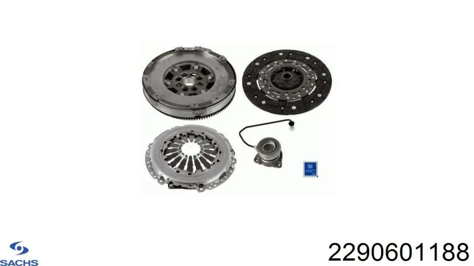 Kit de embraiagem (3 peças) Sachs 2290601188 preço, a partir de 784,19 USD