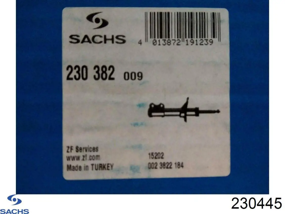 Amortecedor traseiro Sachs 230445 preço, a partir de 62,99 USD