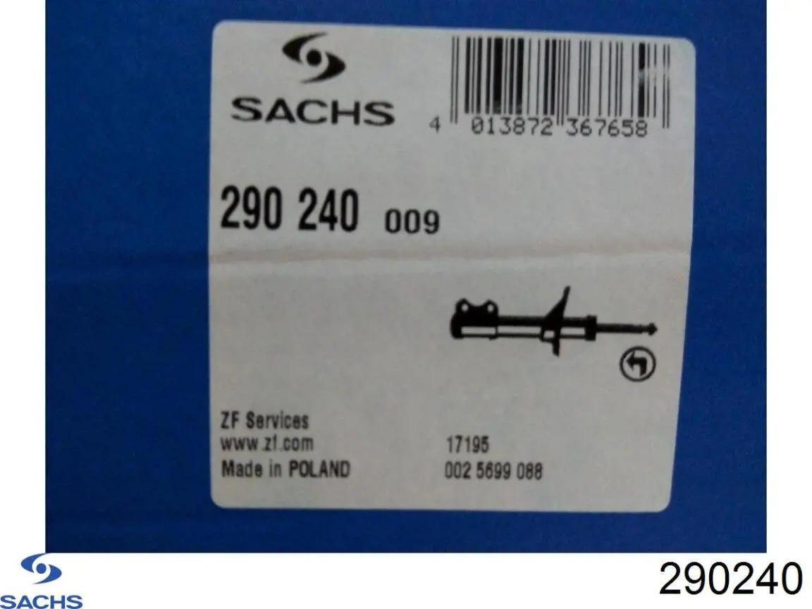 Compre 290240 Sachs Amortecedor dianteiro esquerdo