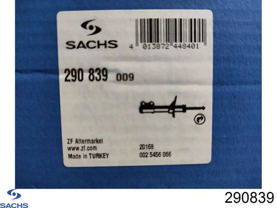Compre 290839 Sachs Amortecedor dianteiro direito
