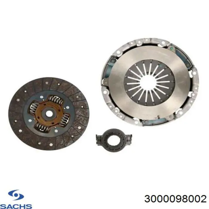 3000098002 Sachs Kit de embraiagem (3 peças)