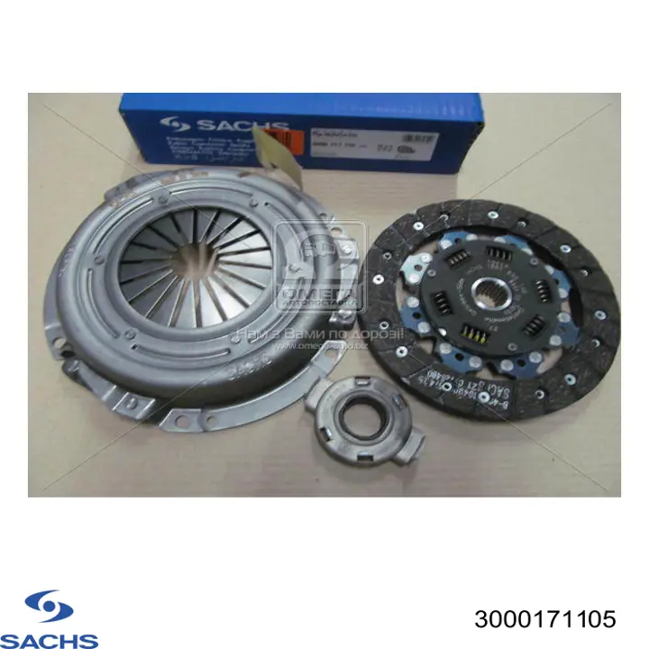 3000171105 Sachs Kit de embraiagem (3 peças)