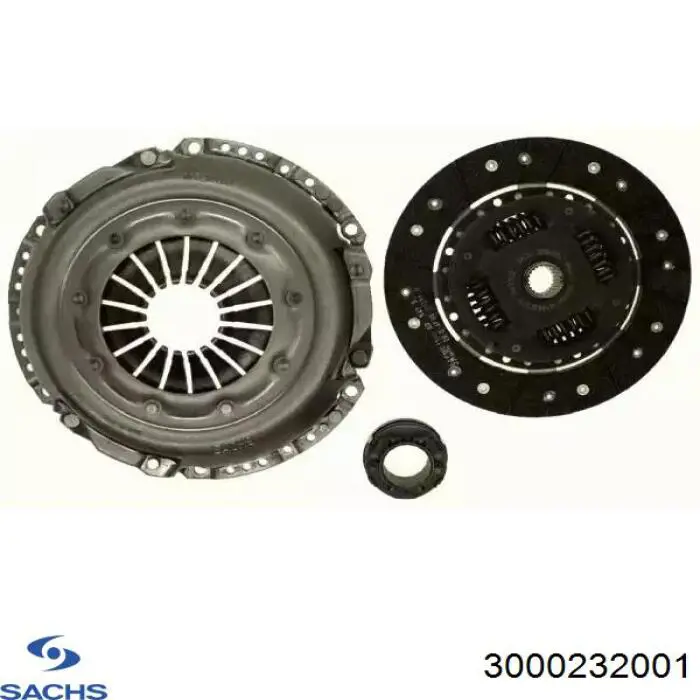 3000232001 Sachs Kit de embraiagem (3 peças)