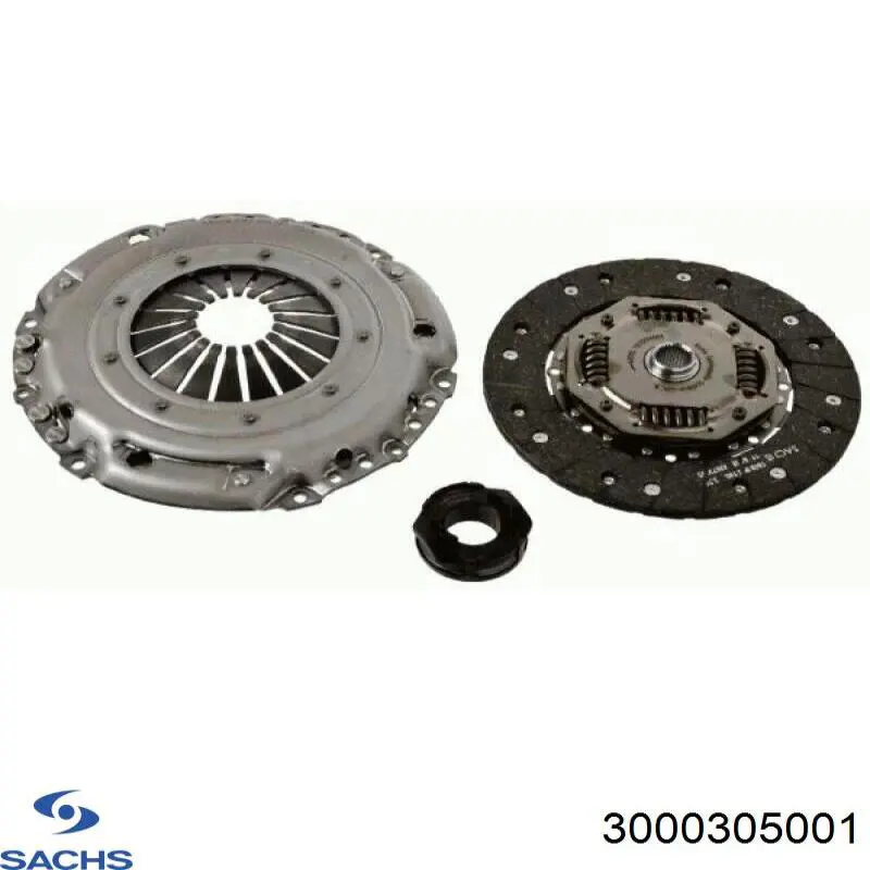 Kit de embraiagem (3 peças) Sachs 3000305001 preço, a partir de 196,64 USD