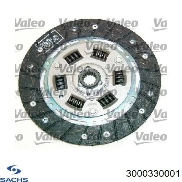 3000330001 Sachs Kit de embraiagem (3 peças)