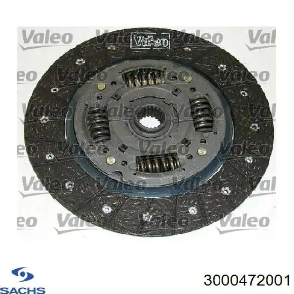 Kit de embraiagem (3 peças) 6756 VALEO