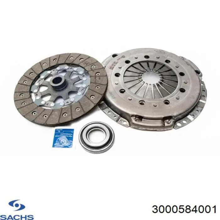 3000584001 Sachs Kit de embraiagem (3 peças)