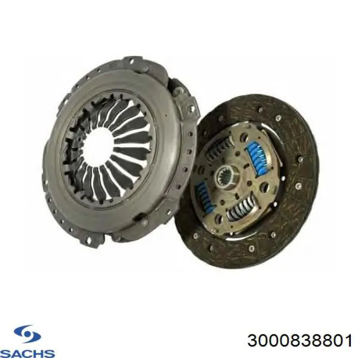 3000838801 Sachs Kit de embraiagem (3 peças)