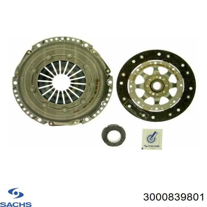 3000839801 Sachs Kit de embraiagem (3 peças)