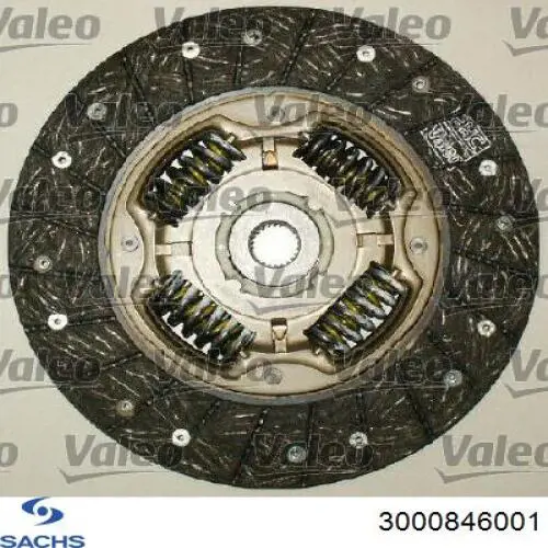 3000846001 Sachs Kit de embraiagem (3 peças)