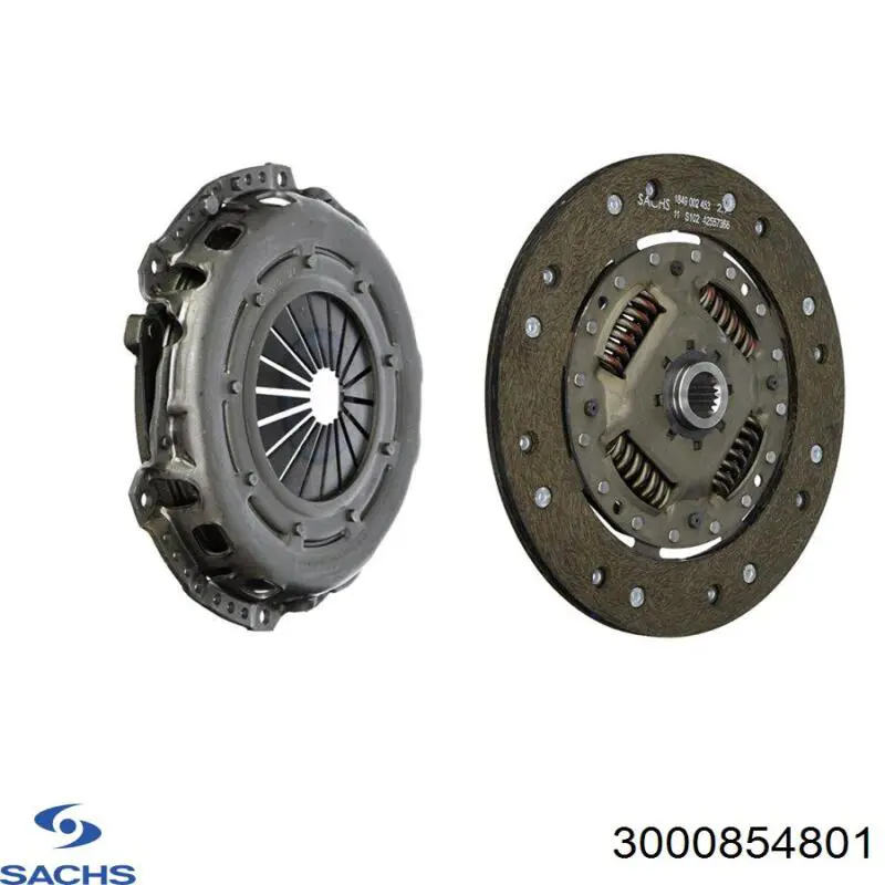 Kit de embraiagem (3 peças) Sachs 3000854801 preço, a partir de 121,09 USD