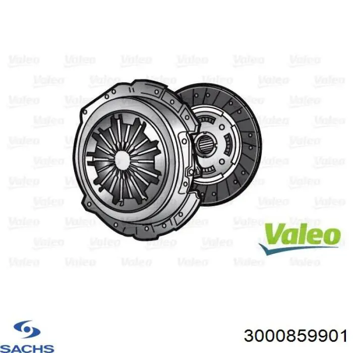 Compre 3000859901 Sachs Kit de embraiagem (3 peças)