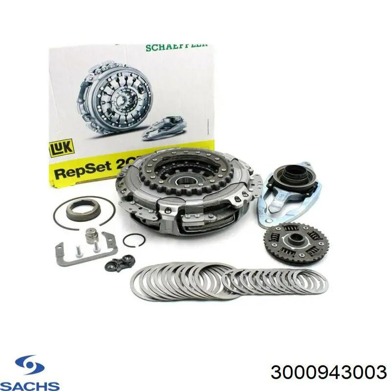 Kit de embraiagem (3 peças) 602000600 INA