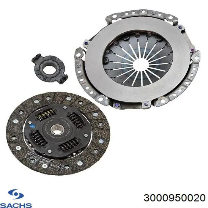 Kit de embraiagem (3 peças) Sachs 3000950020 preço, a partir de 130,36 USD