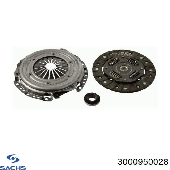 Kit de embraiagem (3 peças) Sachs 3000950028 preço, a partir de 136,47 USD