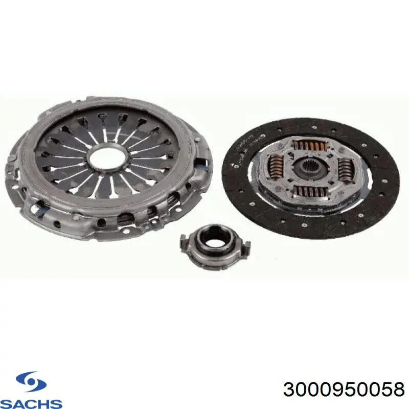 3000950058 Sachs Kit de embraiagem (3 peças)