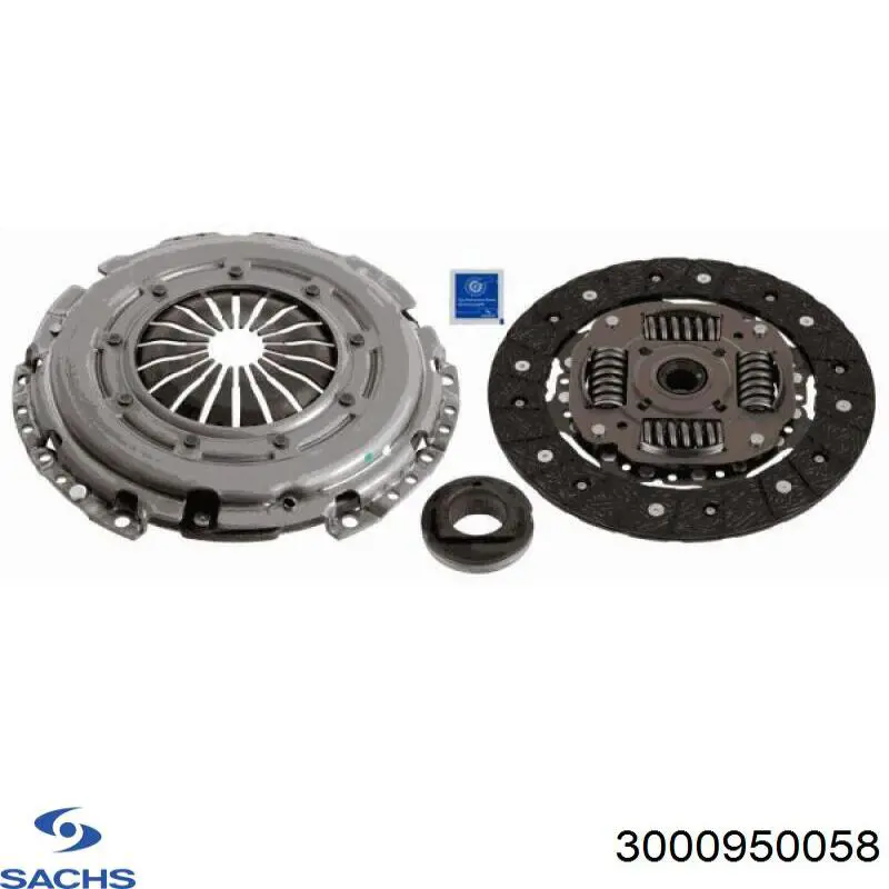 Compre 3000950058 Sachs Kit de embraiagem (3 peças)