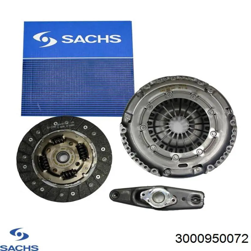 3000950072 Sachs Kit de embraiagem (3 peças)
