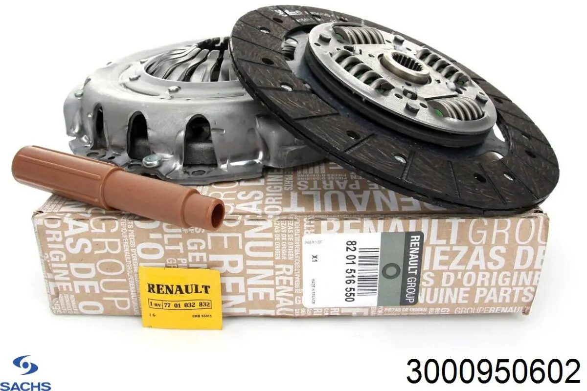 Kit de embraiagem (3 peças) Sachs 3000950602 preço, a partir de 226,56 USD