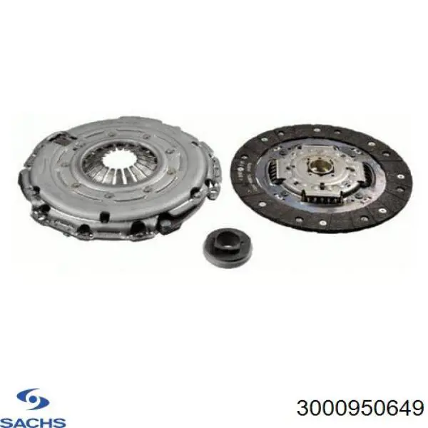 Kit de embraiagem (3 peças) Sachs 3000950649 preço, a partir de 251,77 USD