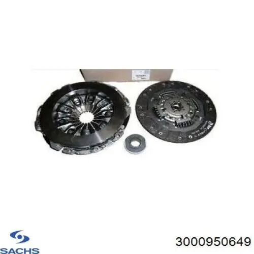 3000950649 Sachs Kit de embraiagem (3 peças)